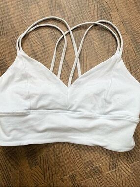White Strappy Bralette Top - Women Intimates